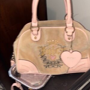 Pink n Tan Juicy Couture Handbag Super Cute!!!